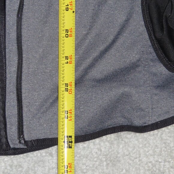 Nike Dri-Fit Sz Small Gray/Black Running Jacket Reflective Accents - Broken Zip - Picture 13 of 16